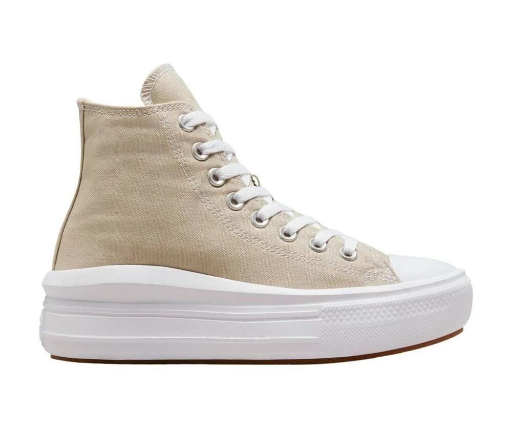 Converse Chuck Taylor All Star Move Platform Hi Women-0-beach stone